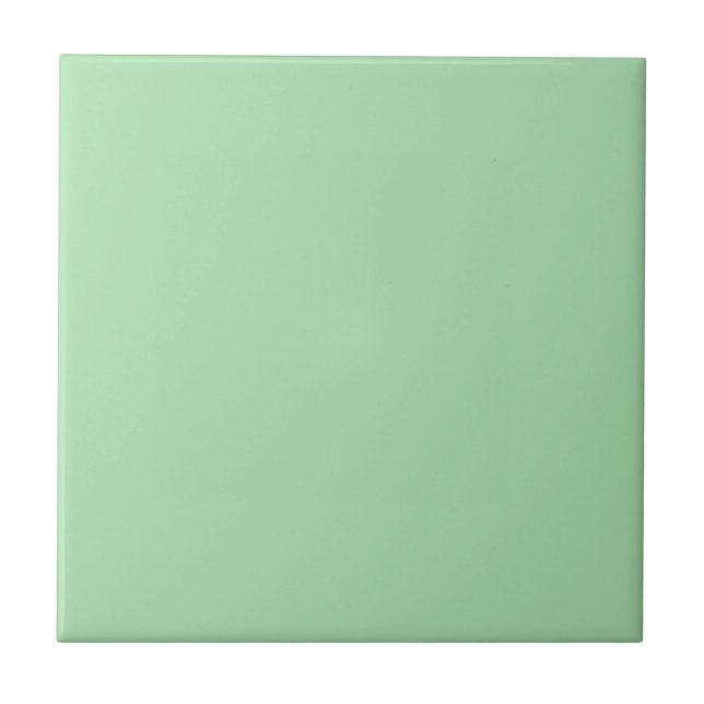 Celadon Mint Green Color Tile (Front)