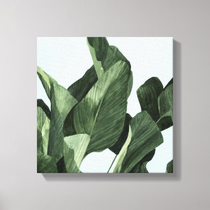 Celadon Palms Canvas Print