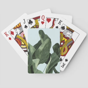 Celadon Palms Playing Cards