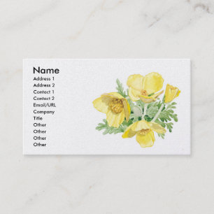 Celandine Poppy - Customize Business Card
