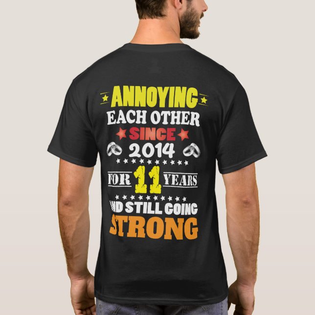 Celebrate 11 years of marriage  T-Shirt