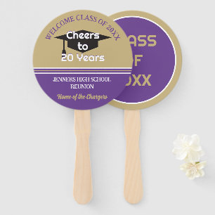 Celebrate! 20th Class Reunion Hand Fan