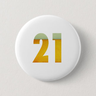 Celebrate 21st Birthday 2 Inch Round Button