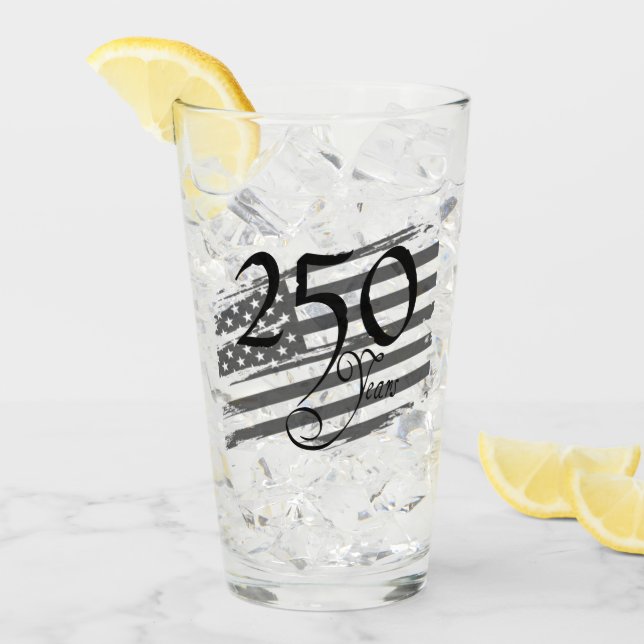 Celebrate 250 Years of American Dreams Glass (Front Ice)