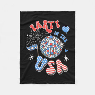 Celebrate 4th of july america independence usa fleece blanket