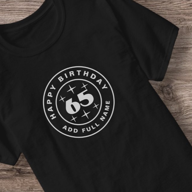 Celebrate 65 years Happy Birthday T-Shirt (Creator Uploaded)