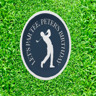 Celebrate a Milestone Birthday with a Golf-Themed  Paper Plate