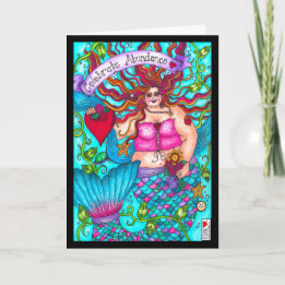 Celebrate Abundance Mermaid Card