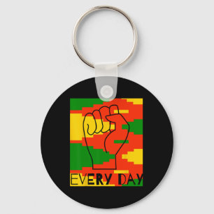 Celebrate African American Black Culture Black His Keychain