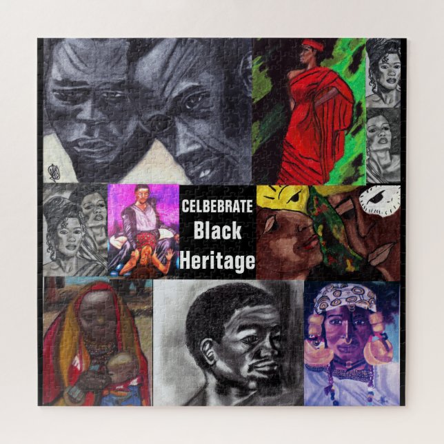 CELEBRATE AFRICAN AMERICAN HERITAGE puzzle (Horizontal)