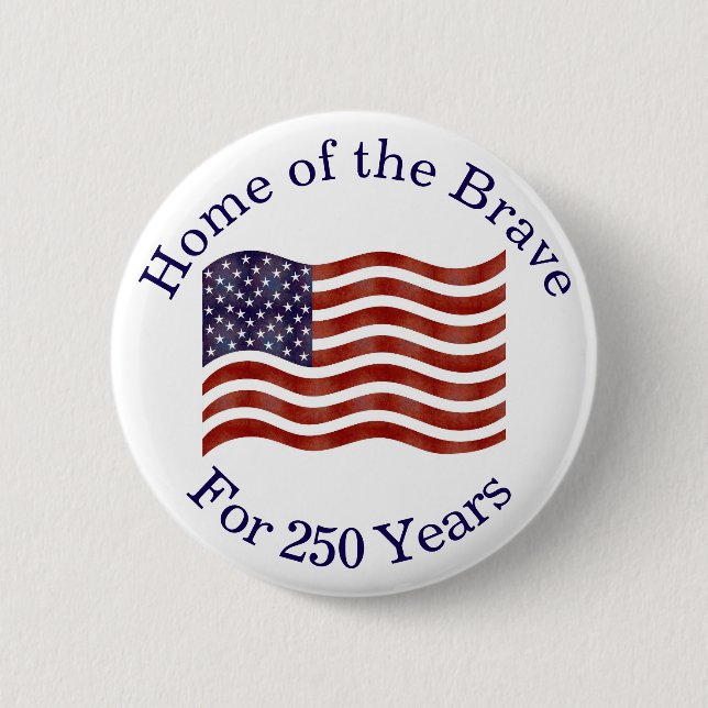 Celebrate America 250 #33 2 Inch Round Button (Front)
