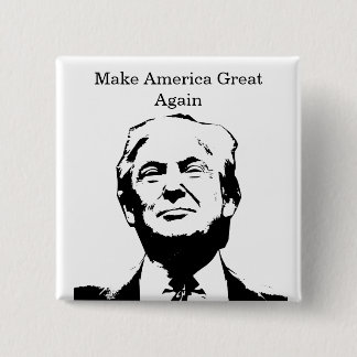 Celebrate America 250 and President Trump #14 2 Inch Square Button