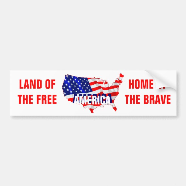 Celebrate America Bumper Sticker (Front)