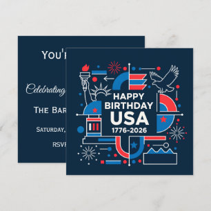 Celebrate America’s 250th anniversary Invitation