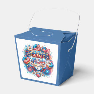 Celebrate America’s 250th birthday with donut Favor Box