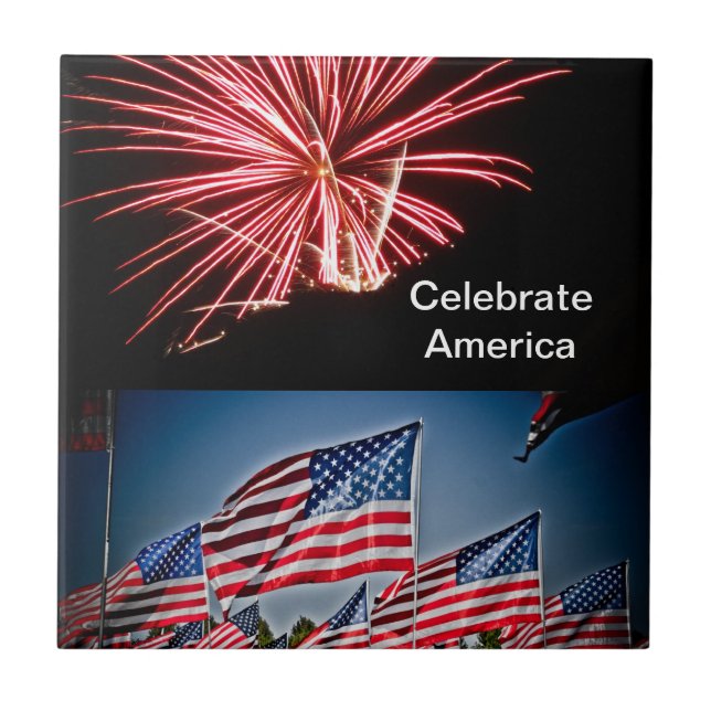 Celebrate America  Tile (Front)