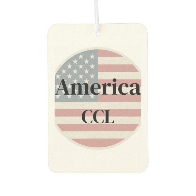 Celebrate America's 250th Anniversary Air Freshener (Front)