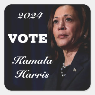 CELEBRATE AND VOTE FOR  KAMALA HARRIS   SQUARE STICKER