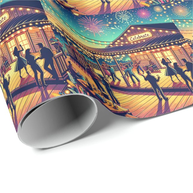 Celebrate Any Occasion Party Wrapping Paper (Roll Corner)
