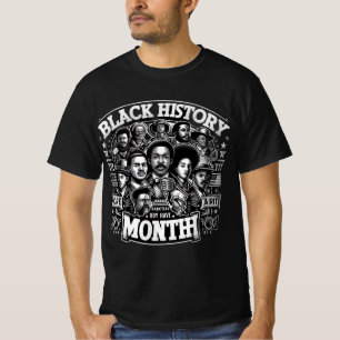 Celebrate Black History Month Bold Heritage Pride T-Shirt