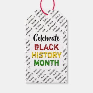 Celebrate Black History Month Gift Tags