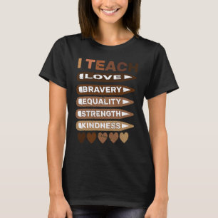 Celebrate Black History Month I Teach Black Histor T-Shirt