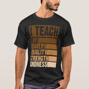 Celebrate Black History Month I Teach Black Histor T-Shirt