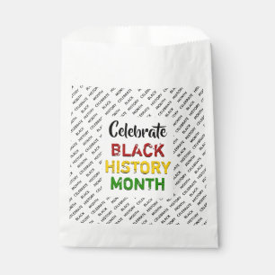 Celebrate Black History Month Party Favour Bag