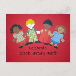 Celebrate Black History Month Postcard