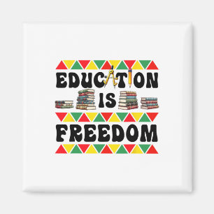 Celebrate Black History Month With Freedom  Magnet