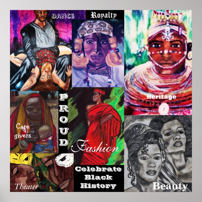 CELEBRATE BLACK HISTORY poster (Front)