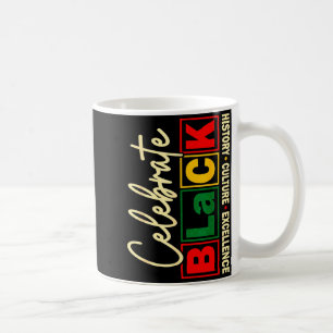 Celebrate black juneteenth african american pride coffee mug