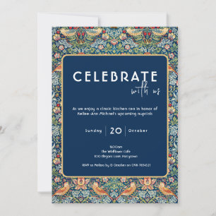 Celebrate Bridal Kitchen Tea William Morris Invitation