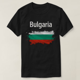 Celebrate Bulgarian Heritage Bulgaria Flag T-Shirt
