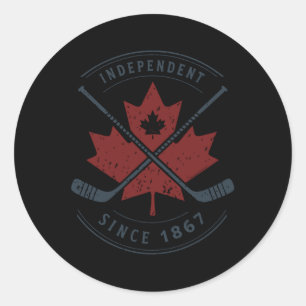 Celebrate Canada’s Freedom - 1867 Independence - C Classic Round Sticker