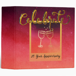 Celebrate Champagne Binder