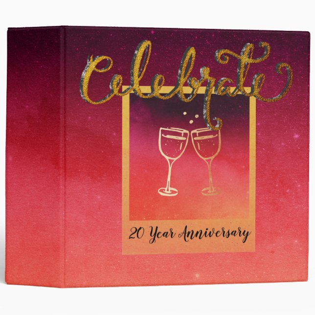 Celebrate Champagne Binder (Front/Spine)