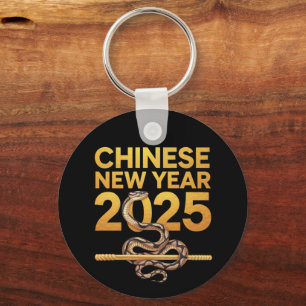 Celebrate Chinese New Year 2025 Year Of Snake Keychain