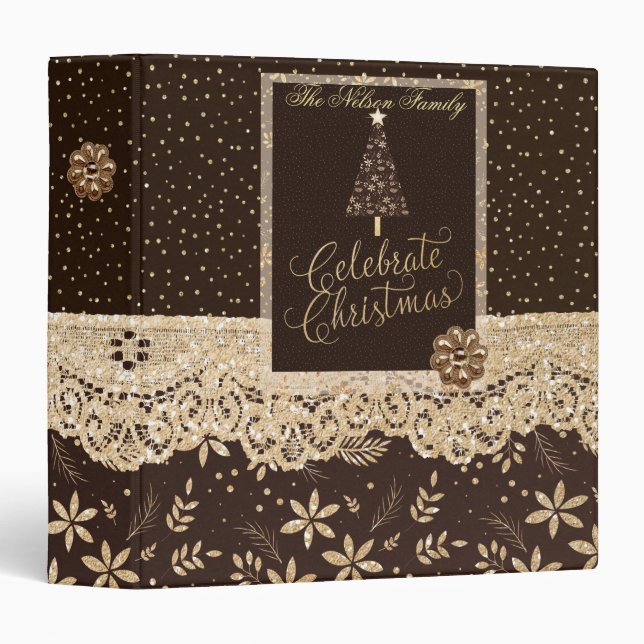 Celebrate Christmas Scrapbook Binder (Front/Spine)