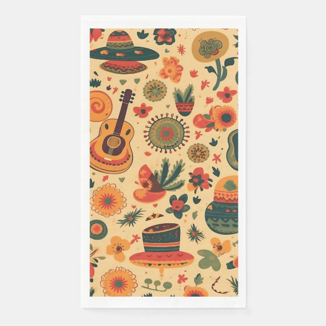 Celebrate Cinco De Mayo in Style Napkin (Front)