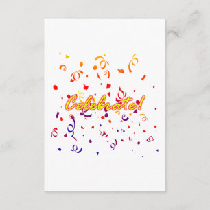 Celebrate Confetti Invitation