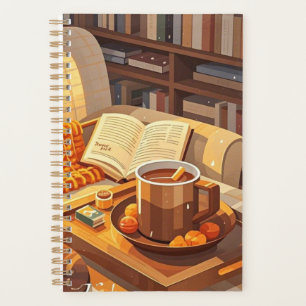 Celebrate cozy nights knitted blanket and warm planner