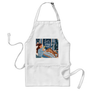 Celebrate cozy nights knitted blanket standard apron