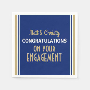 Celebrate! Custom Engagement party Napkins