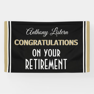 Celebrate! Custom Retirement party banner