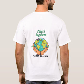 Celebrate Day of Happiness 2025, T-Shirt design.