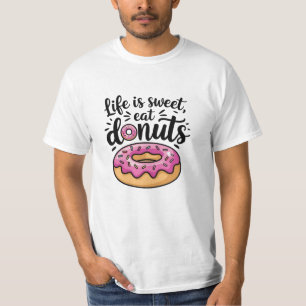 Celebrate Desserts with Doughnut Art T-Shirt