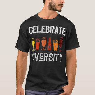 Celebrate Diversity Beer Shirt Vintage Craft