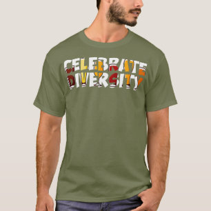 Celebrate Diversity Craft Beer Drinking Retro T-Shirt