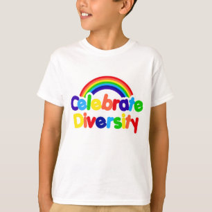 Celebrate Diversity Gay Pride Rainbow T-Shirt